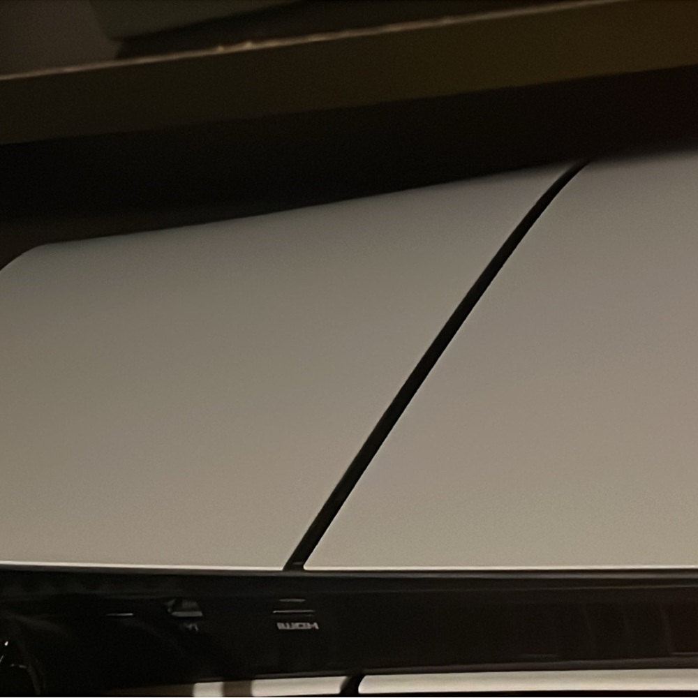 Sleek White Gaming Console